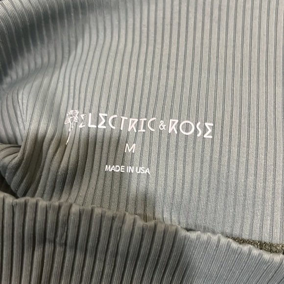 Electric & Rose Sawyer Ribbed Ankle Legging in Army Size Medium - Picture 8 of 9